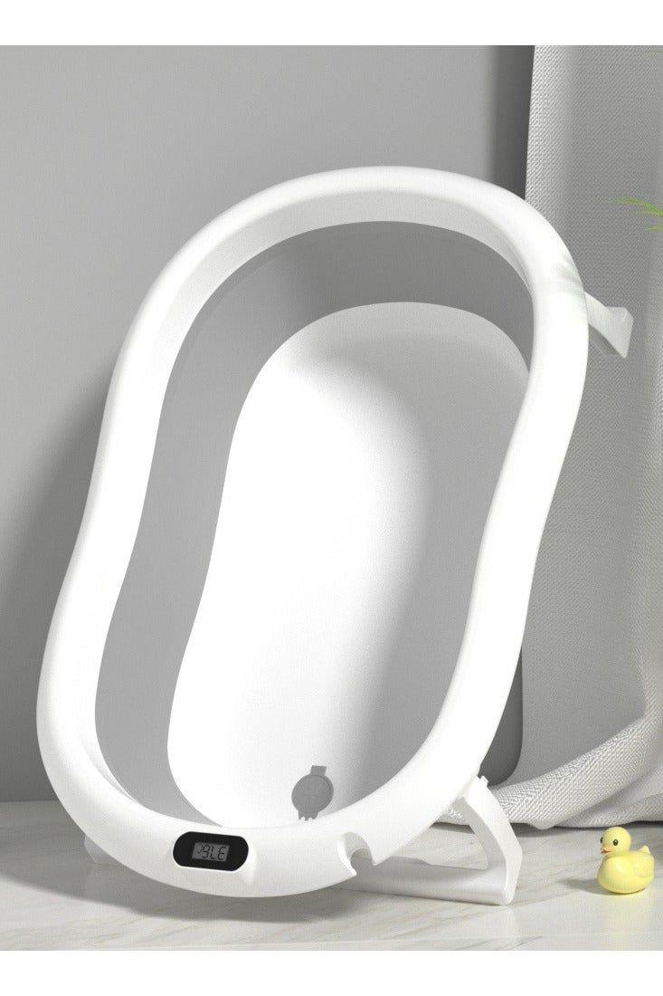 لحظة مرح حوض استحمام للاطفال قابل للطي مع مقياس حرارة - Image 1