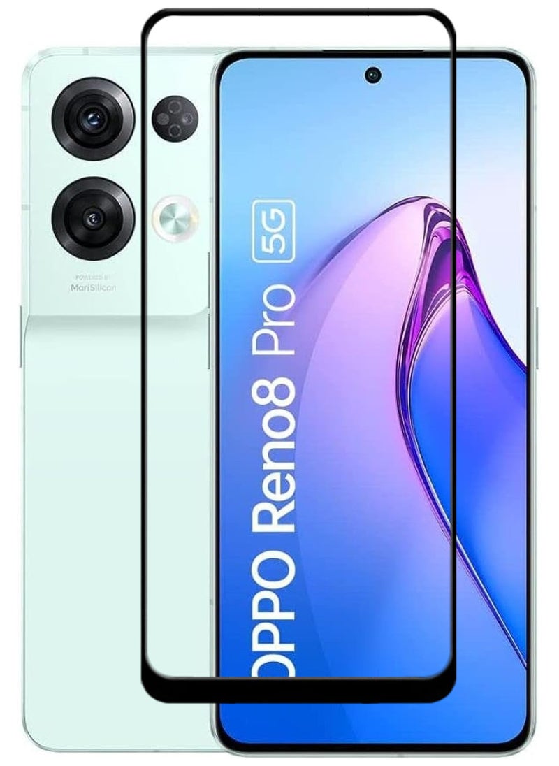 ACLIX Antistatic ESD Dustproof Premium Quality High Definition Tempered Glass Screen Protector Designed For Oppo Reno8 Pro - Image 1