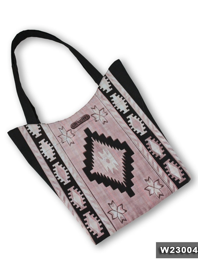 Gharibo Bags Casual Printed Satin Tote Bag  - Image 2