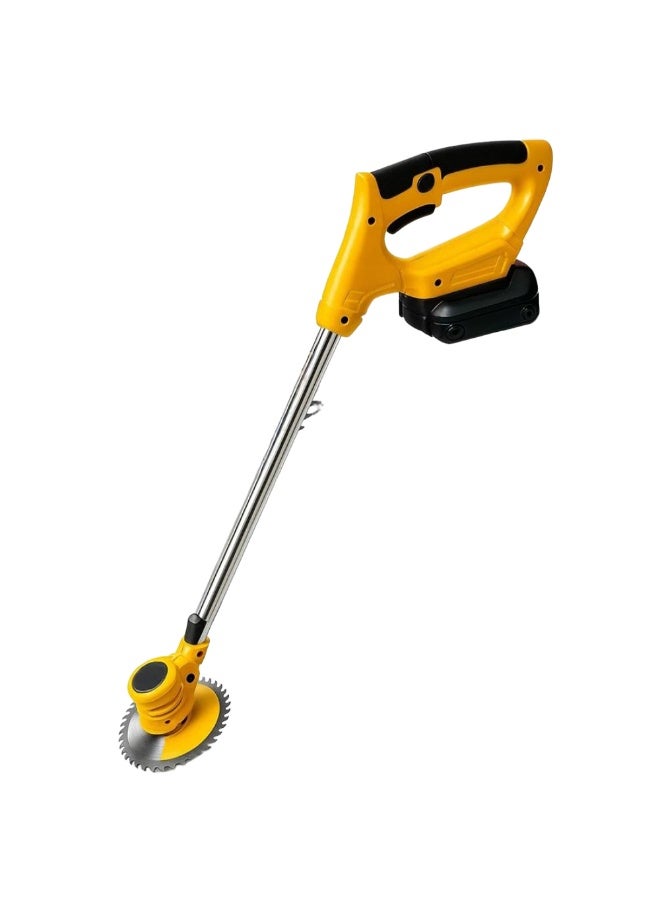 Cady One Cordless electric lawnmower with a 21V rechargeable battery, powerful 650W motor, adjustable telescopic pole with blades and included accessories for everyday use. - Image 1