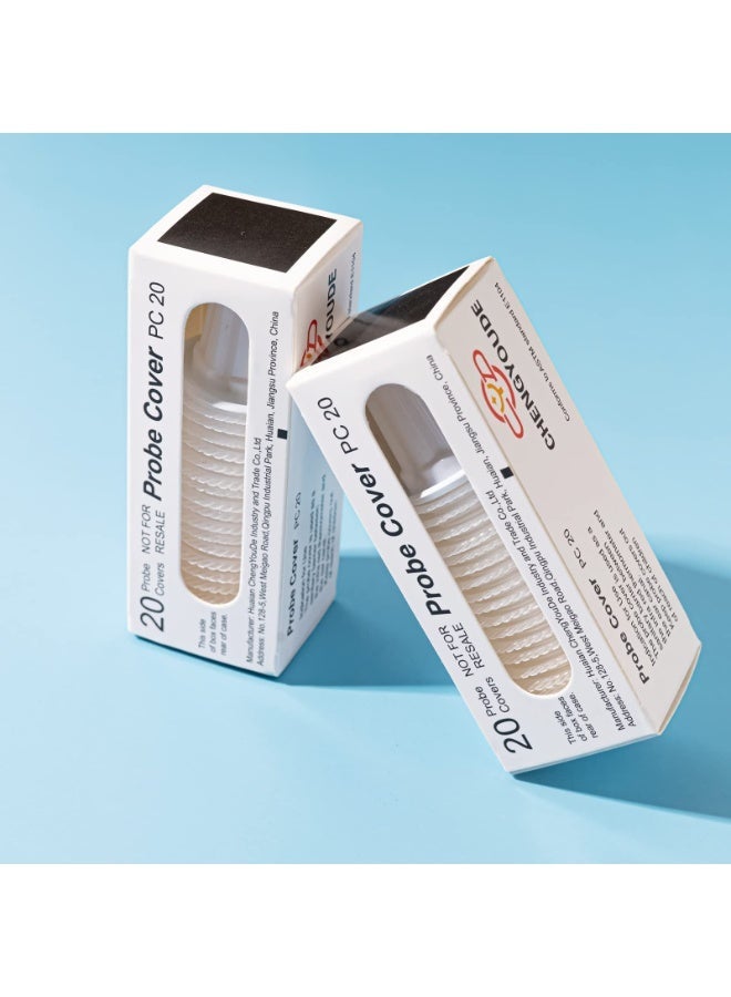 500X Ear Thermometer Probe Covers, Lens Filters, Refill Covers for All Braun themometer Models BPA Free Digital Disposable Covers - Image 4