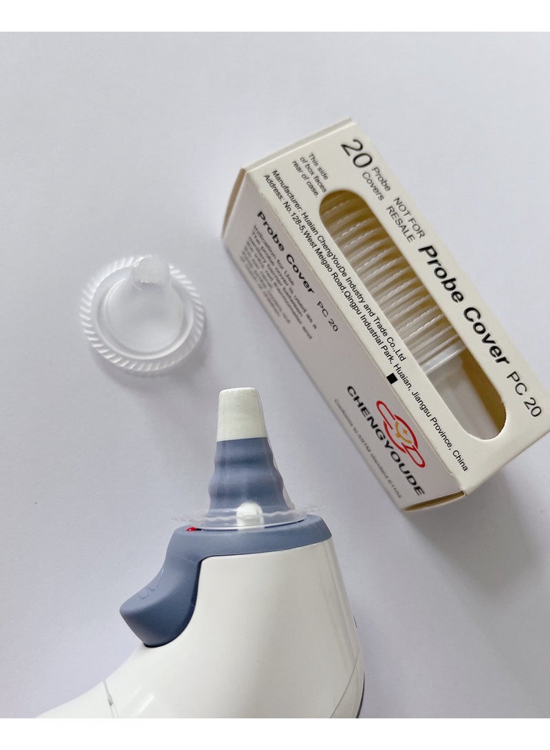 500X Ear Thermometer Probe Covers, Lens Filters, Refill Covers for All Braun themometer Models BPA Free Digital Disposable Covers - Image 3