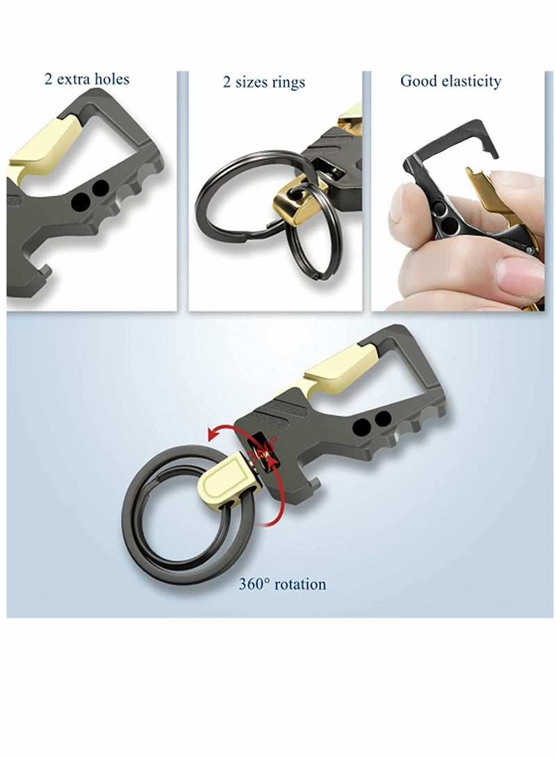 Car Key Chain Bottle Opener, Key Chain Multi-Function Key Chain, Unisex (2 Pieces) - Image 4