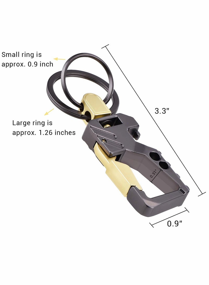 Car Key Chain Bottle Opener, Key Chain Multi-Function Key Chain, Unisex (2 Pieces) - Image 2