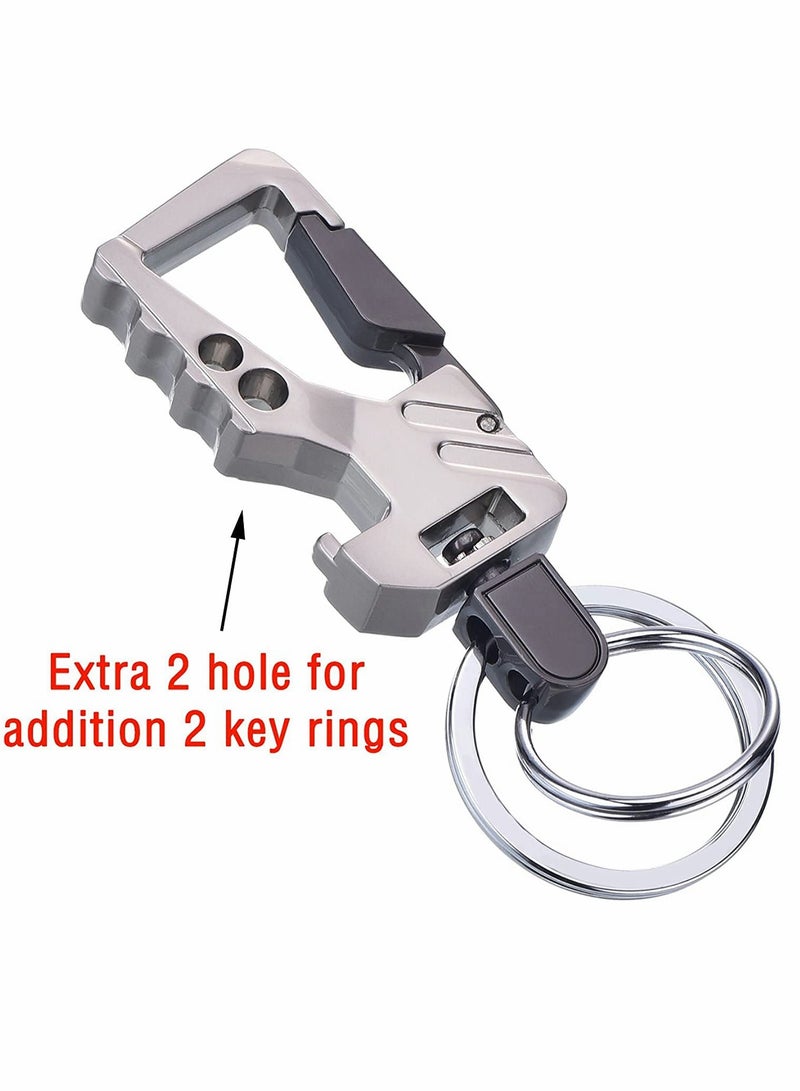 Car Key Chain Bottle Opener, Key Chain Multi-Function Key Chain, Unisex (2 Pieces) - Image 3