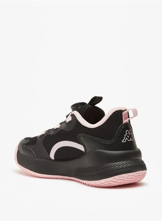 Kappa Girls' Panelled Sports Shoes with Drawstring Closure