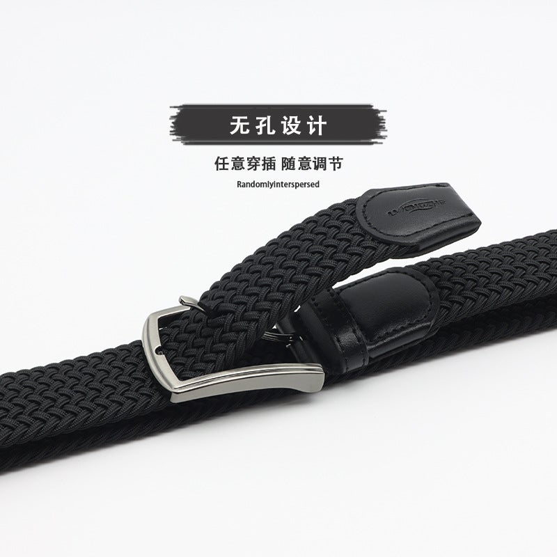 Stretch woven belt casual men's belt Korean version of Joker ladies canvas belt source factory wholesale generation - Image 3