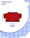 Aecsze 4 PCS Stuffed Bear Basic T Shirt Clothes for 1012Inch T Shirt Classic Crew Neck Bear Cute Tiny Clothes DIY Bear Toy 1012 InchRed - Image 4