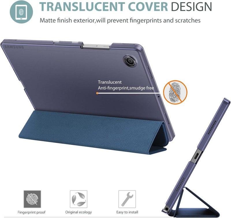 Procases Galaxy Tab A8 10.5 Inch Case With Screen Protector, Slim Stand Hard Shell Protective Smart Cover For Tab A8 10.5" Tablet 2022 Release Sm-X200 X205 X207 -Navy - Image 3