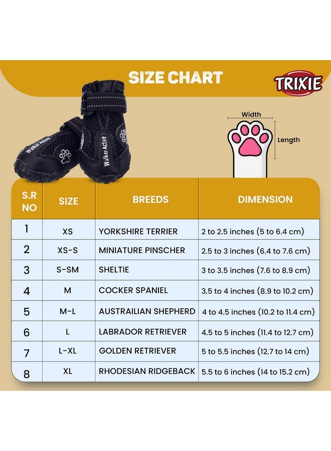 TRIXIE Walker Active Protective Boots for Dogs, 2 Pieces (Large) - Image 3