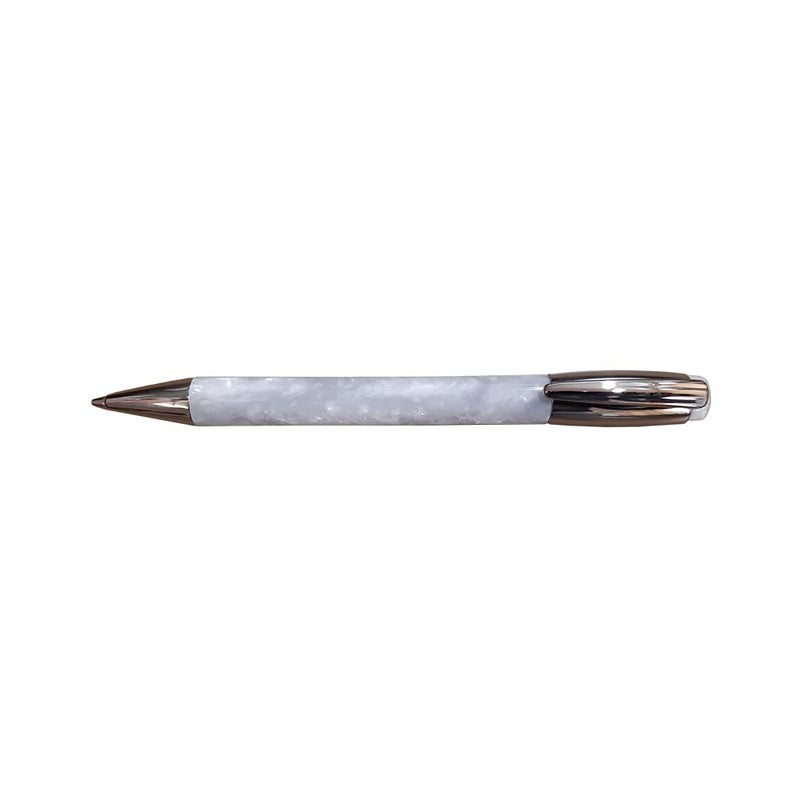 delta Mask 609 White Resin with Chrome Trim Mechanical Pencil - Image 2