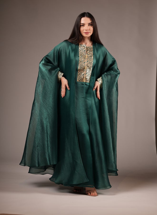 MAISON ARABELLE Emerald Flowing Dress  - Image 1