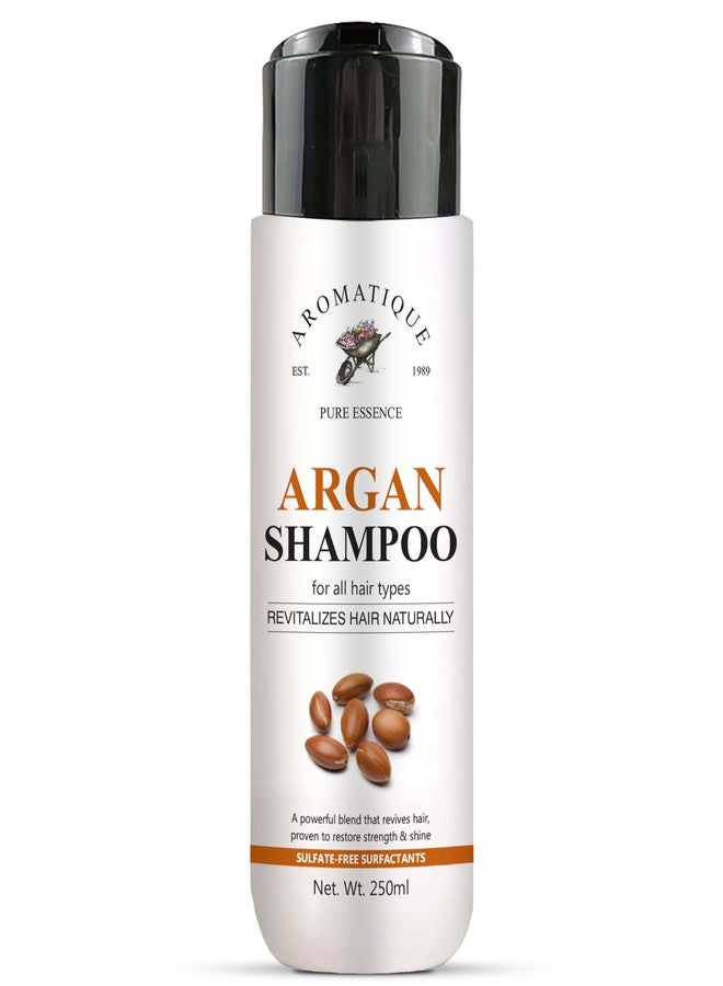 أروماتك شامبو أروماتيك بزيت الأرغان | تركيبة مغربية خالية من الكبريتات مع الكيراتين | ترطيب وتغذية الشعر ومنع تجعده | للشعر المجعد، الأملس، الجاف، والتالف | 250 مل - Image 1