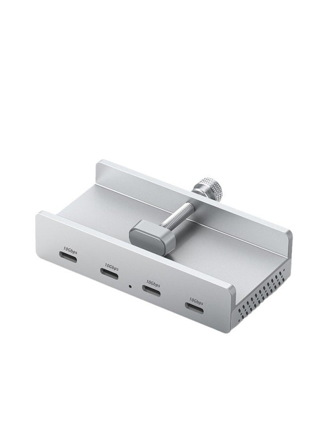 Generic - USB3.0 Desktop Multi-port Hub Fixed Clip Splitter TypeC Docking Station Card Reader With Power Supply-Number Of Interfaces:1m A T C Charging Cable (1 Piece) - Image 1