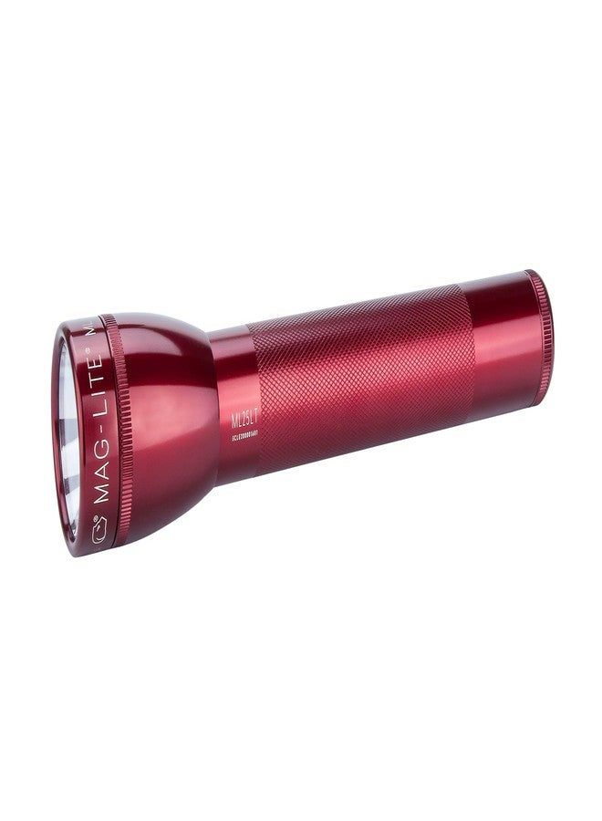 MagLite 3C Cell LED Flash Light, Red