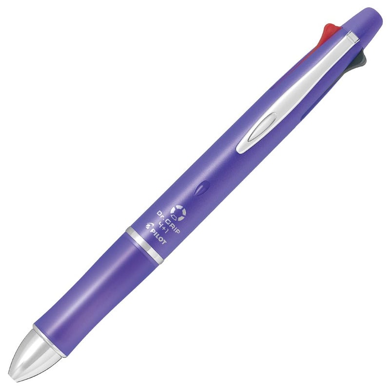 Pilot Multi Function Pen Dr. Grip, 0.5mm Acro Ink Ballpoint Pen, 0.5mm Mechanical Pencil, Lavender (BKHDF1SEF-LA) - Image 4