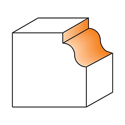 CMT ORANGE TOOLS CMT 840.770.11 Roman Ogee Router Bit 1/2-Inch Shank, 1-1/8-Inch Overall Diameter, 29/64-Inch Cutting Length - Image 2