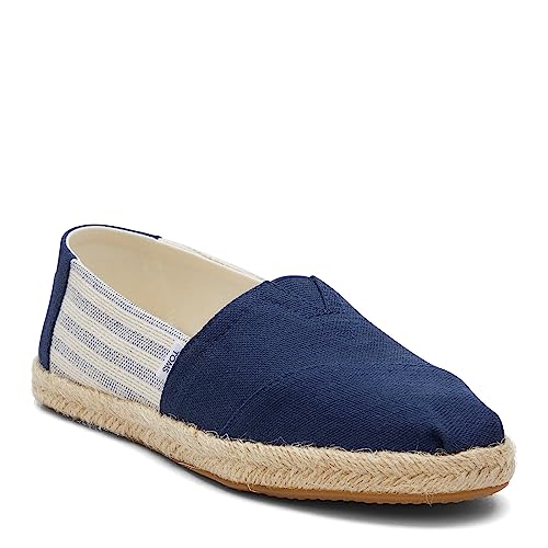 TOMS Women's Alpargata Rope Loafer Flat, Navy, 9.5 - Image 2