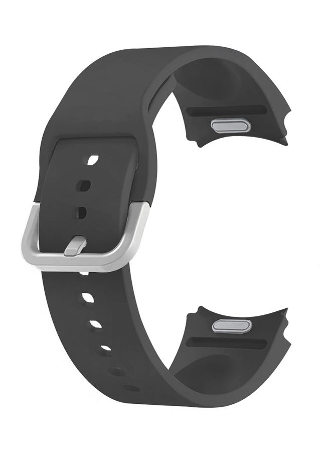 CATANES Samsung Galaxy Watch 6/6 Classic 20mm Silicone Band Flexible and Durable Replacement Sport Strap Grey - Image 3