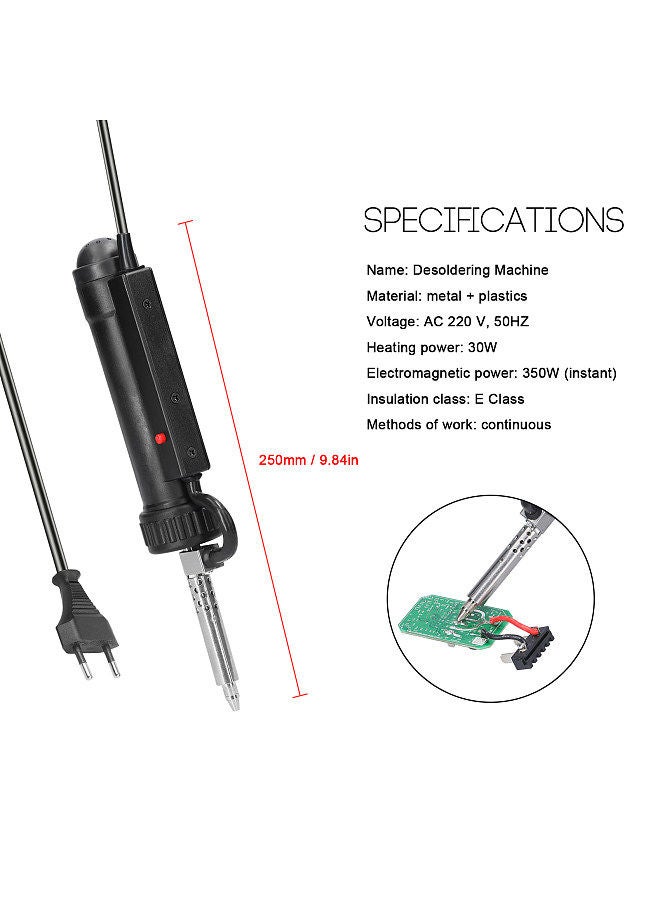 Automatic Portable Electric Solder Tin Sucker Vacuum Soldering Remove Pump Desoldering Machine
