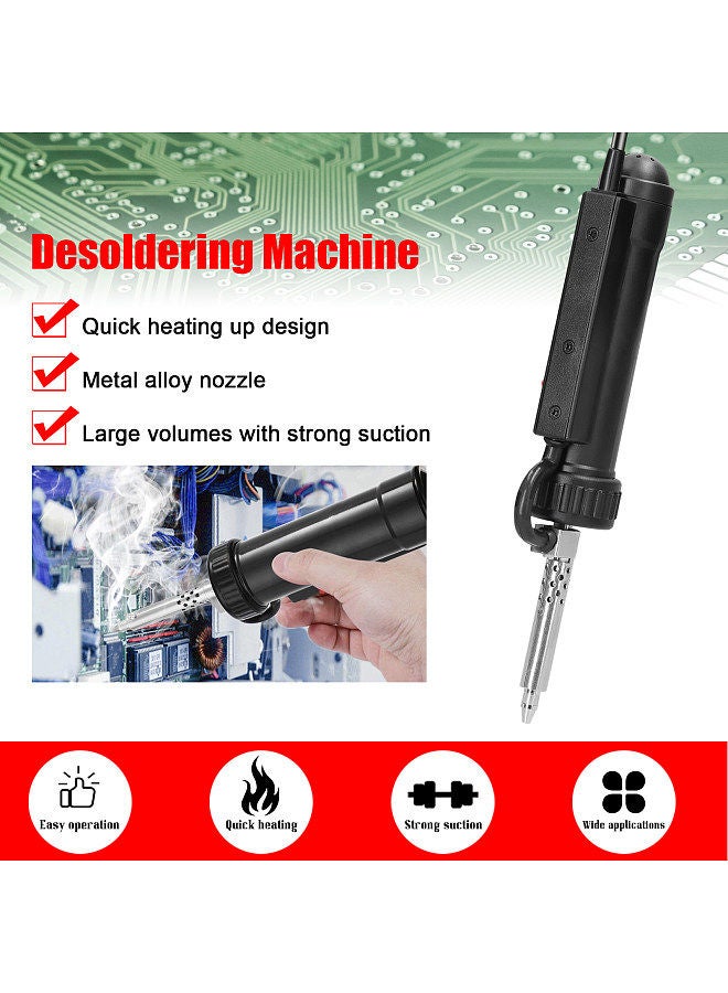 Automatic Portable Electric Solder Tin Sucker Vacuum Soldering Remove Pump Desoldering Machine
