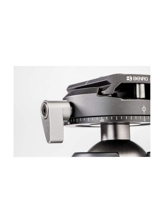 BENRO GX30 Low Profile Ballhead with PU56 Plate, 30kg/66lb Capacity, Dual Panning, Aluminium, Arca-Swiss Compatible, Ultralight, Safe Locking Controls - Image 3