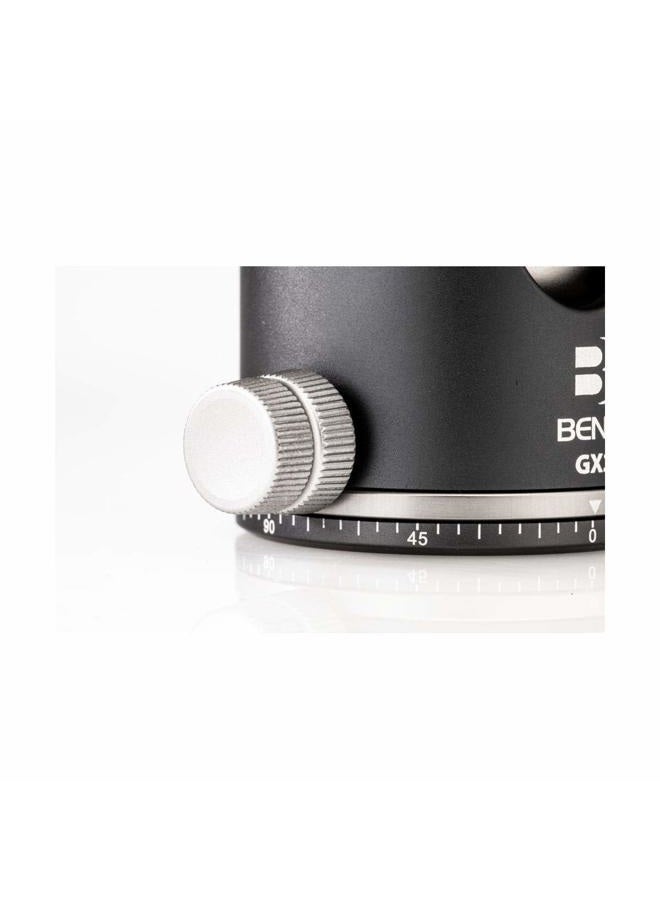 BENRO GX30 Low Profile Ballhead with PU56 Plate, 30kg/66lb Capacity, Dual Panning, Aluminium, Arca-Swiss Compatible, Ultralight, Safe Locking Controls - Image 5