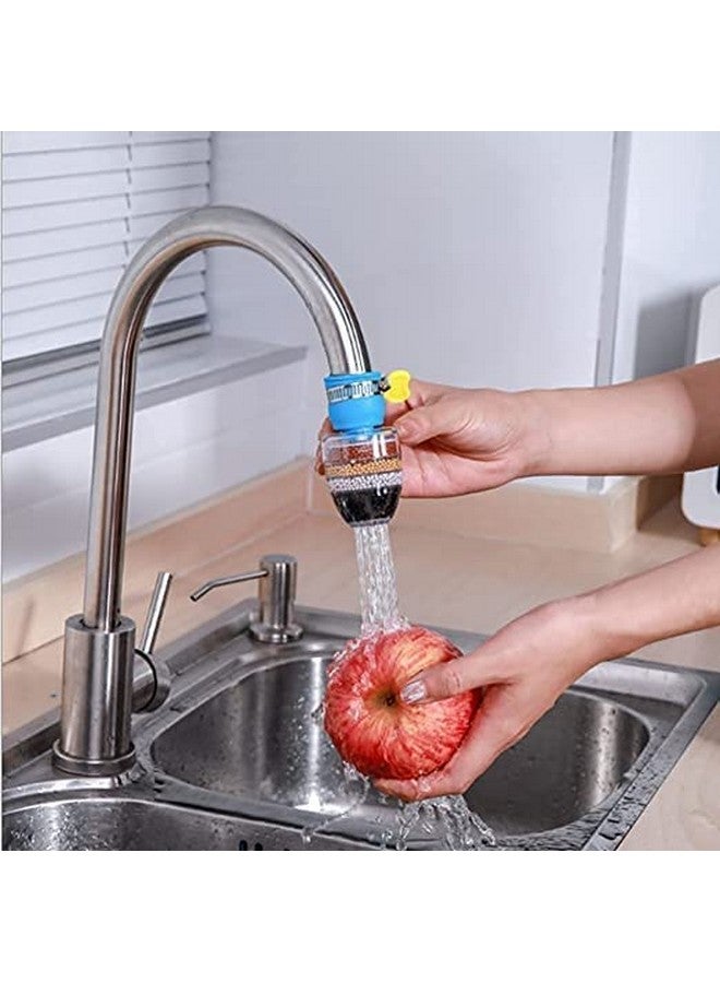 KBS Tap Water Purifier Filter Faucet 6 Layer Carbon Activated Dust Chlorine Remover Water Softener for Drinking Cartridge Alkaline Taps for Kitchen Sink Bathroom Wash Basin (Multicolor) (2) - Image 4