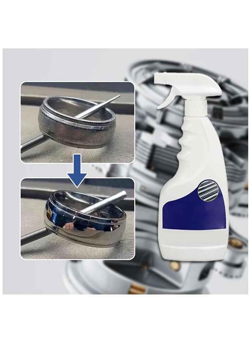 SYOSI Heavy-Duty Metal Rust Remover, Rust Remover, Anti-Rust Converter Spray, Rust Remover for Stainless Steel, Powerful Rust Removal for Bathrooms, Kitchens, Appliances, Laundry, Outdoors (1Pcs) - Image 5