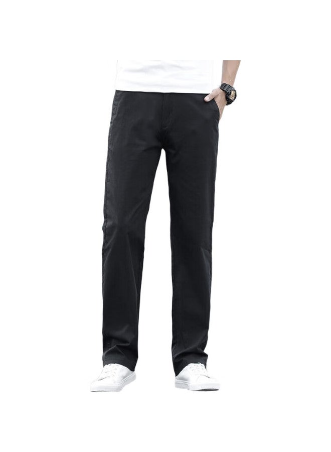 PLAYBOY Casual Pants For Men, Spring And Summer Trousers, Loose Straight-Leg Men'S Pants, Business Korean-Style Trendy Menswear - Image 1