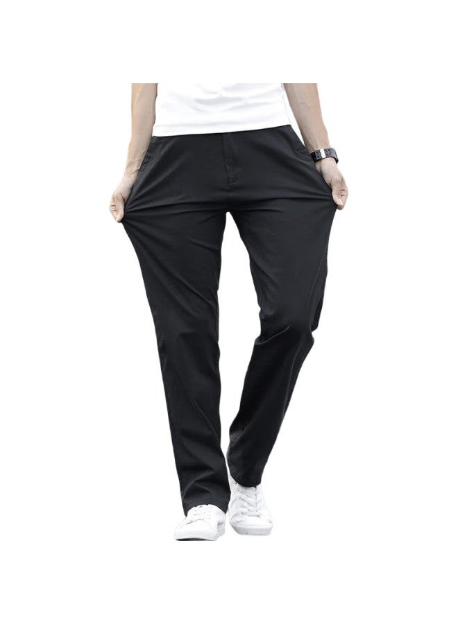 PLAYBOY Casual Pants For Men, Spring And Summer Trousers, Loose Straight-Leg Men'S Pants, Business Korean-Style Trendy Menswear - Image 3