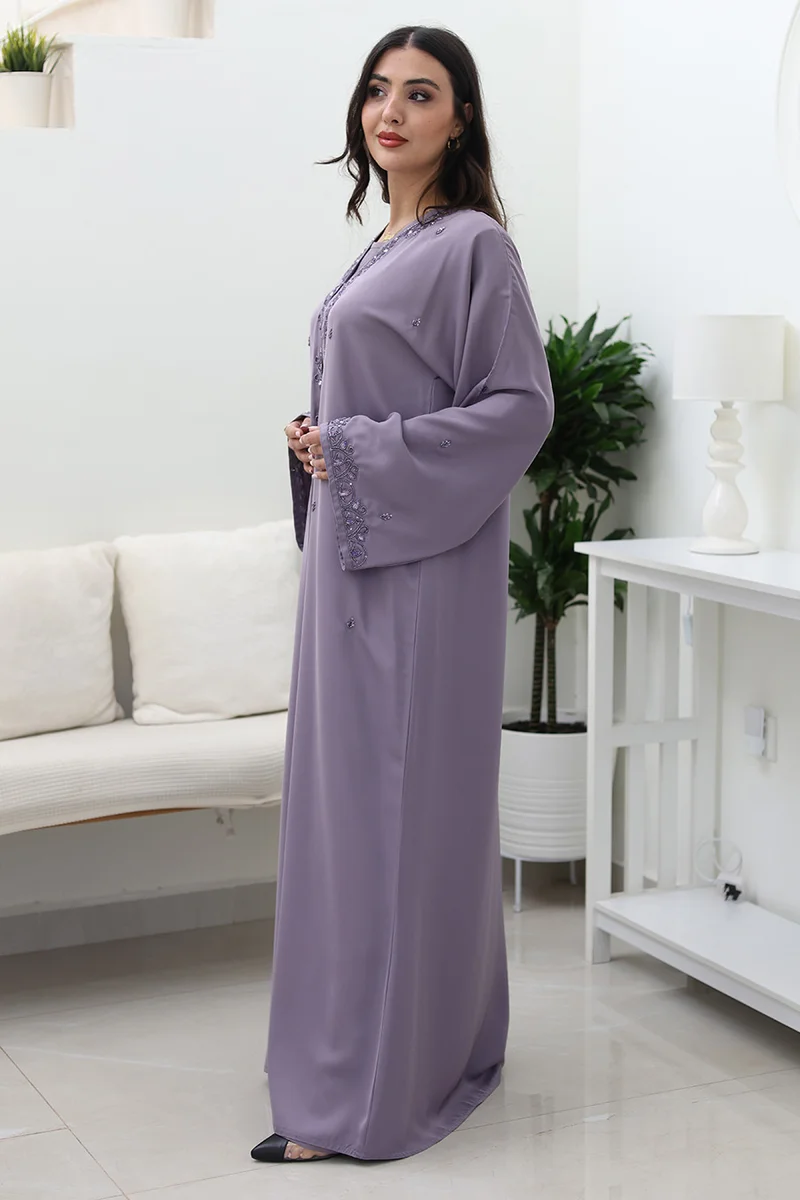 NUKHBAA Lavender Dream Abaya-750