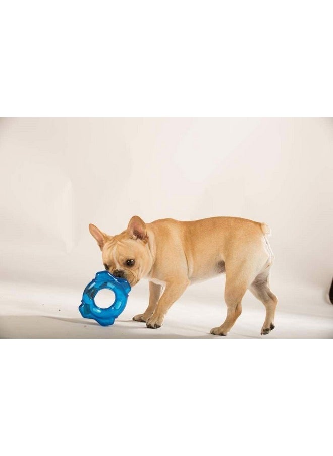 Hero Hero SnackTime Soft Rubber Widget, Small, Blue Dog Toy  - Image 3