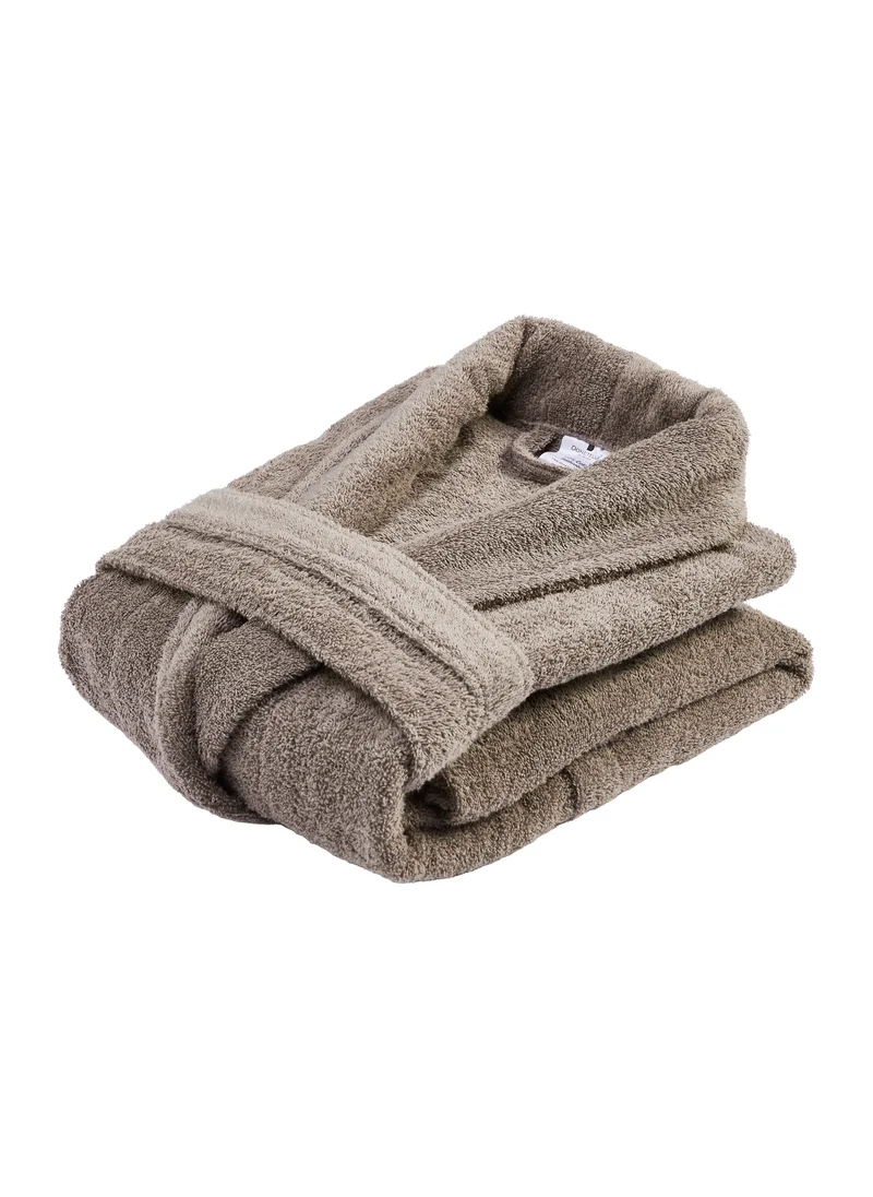 Donetella Unisex 100% Cotton Terry Bathrobe Small & Medium Size, 400 GSM, Luxurious & Absorbent, Ankle-Length with Shawl Collar & Pockets