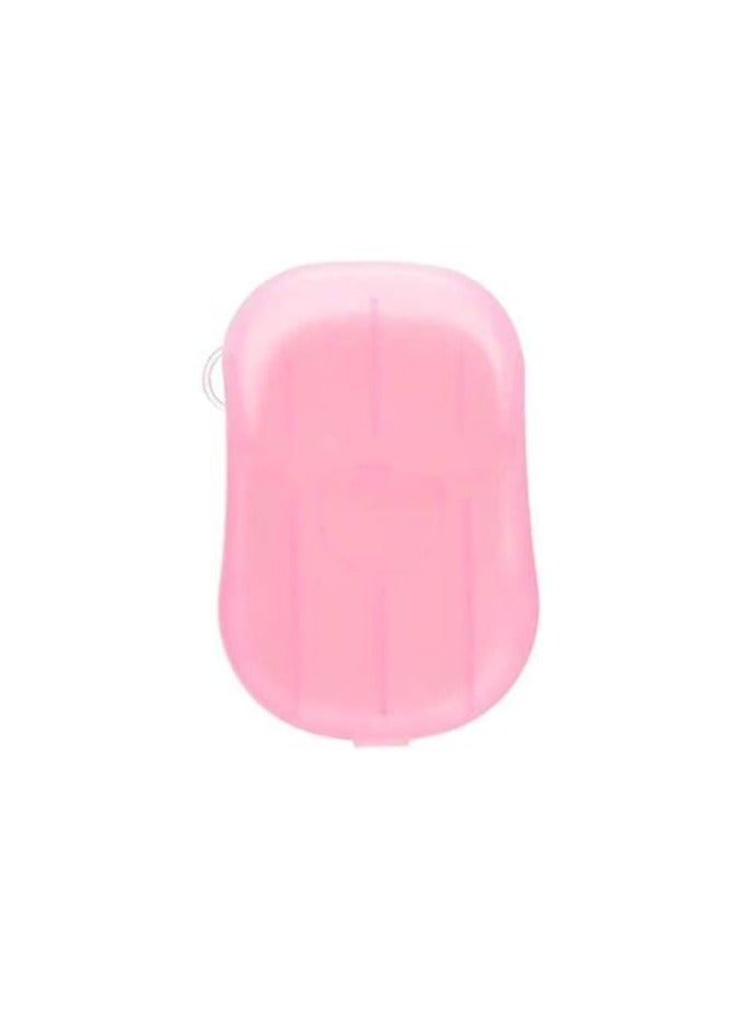 Washing Hand Travel Slices Sheets Foaming Box Paper Soap (Assorted color) - Image 2