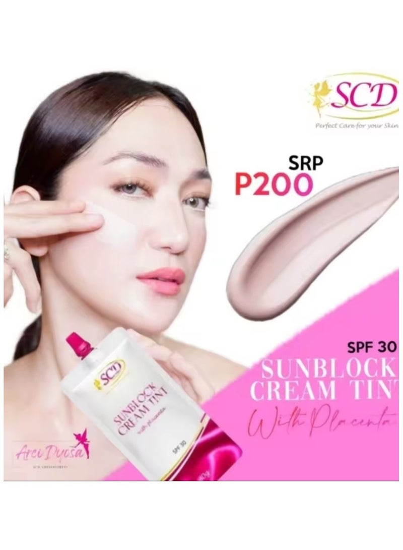 SCD SUNBLOCK CREAM TINT WITH PLACENTA 30GM - Image 5