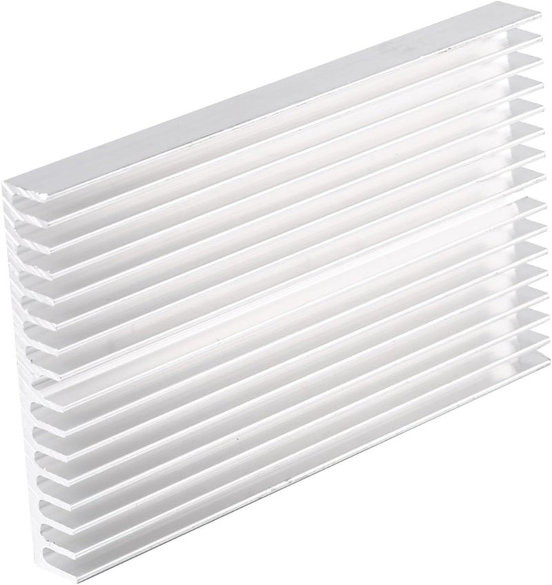 GLOGLOW Nan Heatsink Aluminum Heat Sink Plate, Aluminum Cooling Fins, 100x60x10MM Heat for LED Applications Electronic Components - Image 2