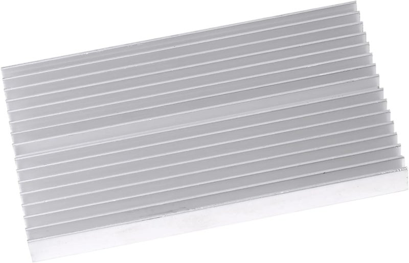 GLOGLOW Nan Heatsink Aluminum Heat Sink Plate, Aluminum Cooling Fins, 100x60x10MM Heat for LED Applications Electronic Components - Image 3