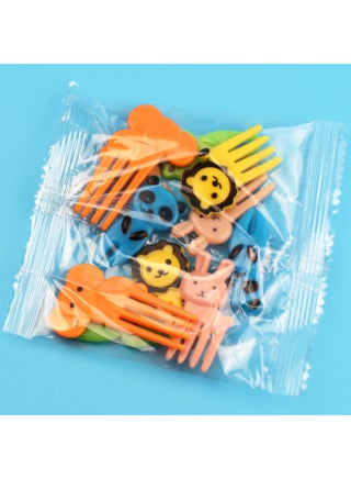 Cross-border Japanese Home Cartoon Creative Fruit Fork Children's Lunch Color Cute Animal Decoration Sign Set-Specifications:Fruit Fork/elephant (OPP Bag) - pzsku/Z082EF7116EE6772D8904Z/45/1746219886/6a4e51fc-c6e0-4b4d-985b-fde3555a0e71