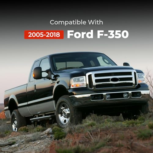 KARPAL 2Pcs Front Wheel Center Hubcap Compatible with 2005-2018 Ford F-350, Dually 4x4 Open, Replacement 5C3Z1130TA - Image 3