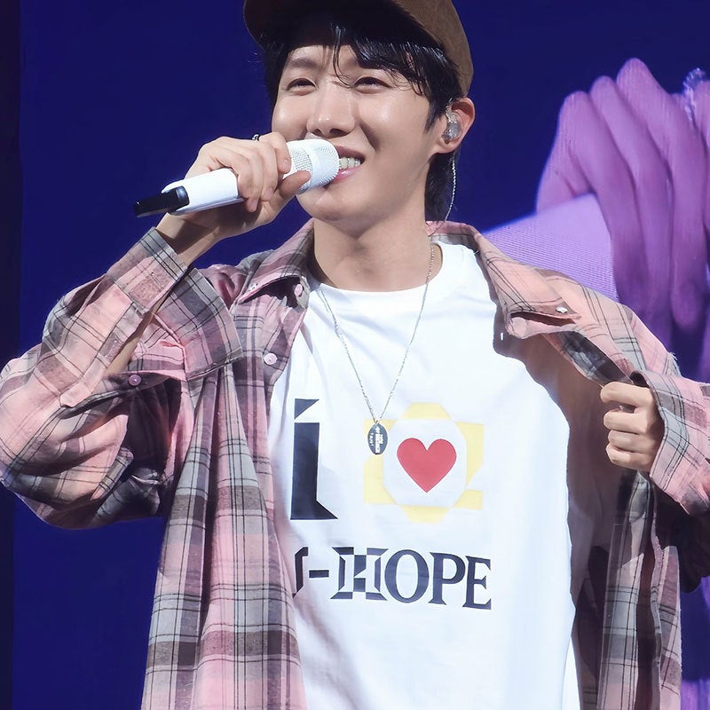 J-Hope Jung Hae-Sik 2025 Hopeonthestage Concert Kpop Same Style Clothes Cotton Short-Sleeved T-Shirt - Image 3