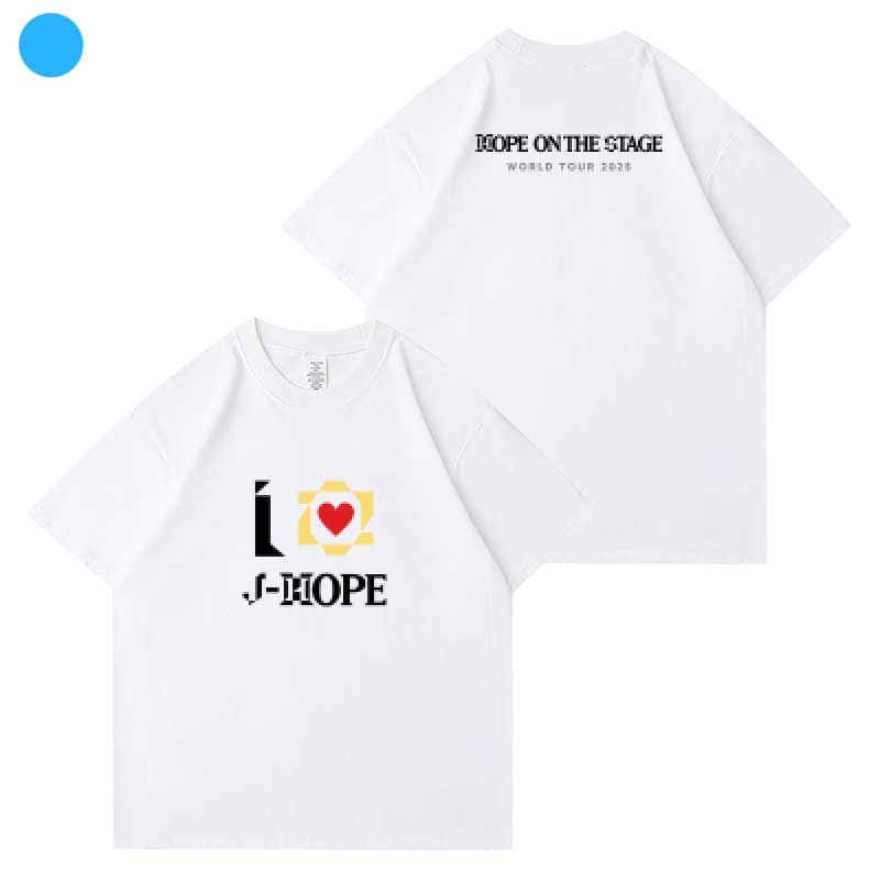 J-Hope Jung Hae-Sik 2025 Hopeonthestage Concert Kpop Same Style Clothes Cotton Short-Sleeved T-Shirt - Image 1