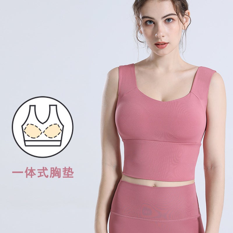 Sports Underwear Women'S Shock Absorption Anti-Sagging Running Vest Push-Up Shaping Beautiful Back Shock-Proof Bra Fitness Yoga Clothing Summer - Image 1