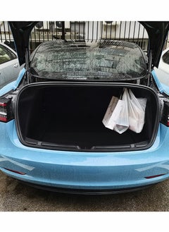 SYOSI Trunk Grocery Bag Hook for Tesla Model 3, Car Hook Shopping Bags Hanger Organizer Holder for Model 3 Accessories Upgrade Aluminum Black Grocery Bag Hook  - Image 3