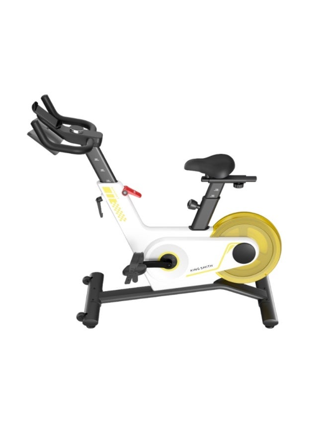 Kingsmith Sprint Bike PB08S | Silent Stationary Bike Indoor Cycling Bike for home Gym Cardio with Readable Magnetic Resistance with Tablet Holder | White