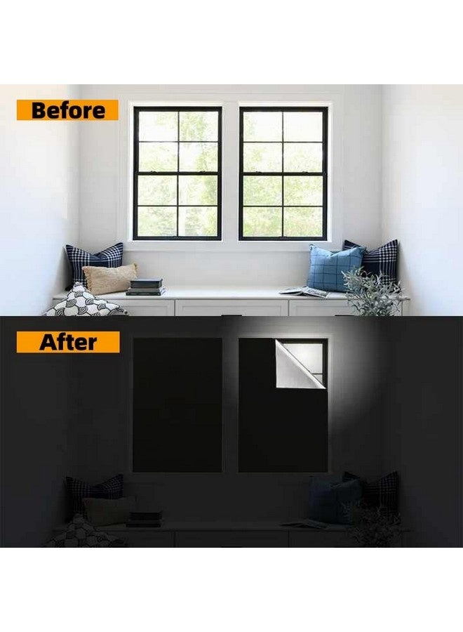 Beauenty Portable Blackout Curtains, DIY Blackout Blinds with Cutter, No Drill, 100% Black Out Curtain, Blackout Shades for Bedroom, Travel, Baby Nursery, Office (145*100cm) - Image 5