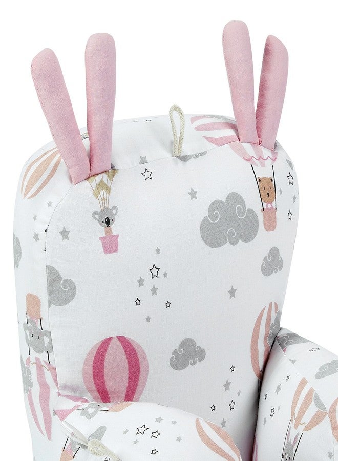 haus & kinder 100% Cotton Poplin Adjustable Pillow Cum Seat for 6 to 9 Months Head Protector for Safety Multi Color Size H 27cm W 25cm Tiny Journeys 1Pc - Image 4