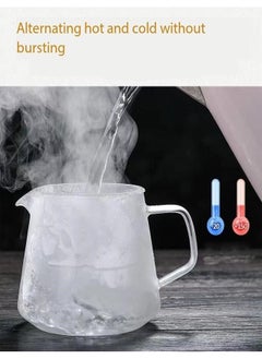 fashionhome Heat Resisting Clear Milk Glass Tea Pitcher  - Image 4
