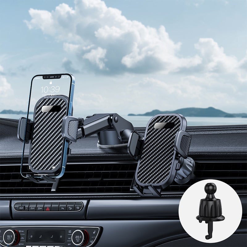 Car Phone Holder Silicone for Universal Fit Black finish for Indoor Use - Image 1