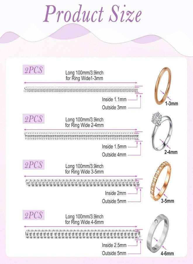 TecoKart® 21Pcs Ring Size Adjuster for Loose Rings Invisible Ring Guards Size-Adjustable | Comfortable-Fit | Multi-Piece | Universal Fit | Easy to Use - Image 2